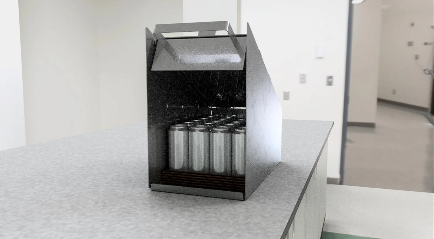 installation of piercing cans 3D Model .c4d .max .obj .3ds .fbx .stl .blend