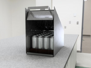 installation of piercing cans 3D Model