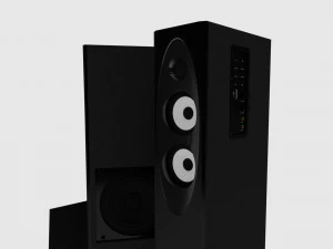 speakers 3D Model