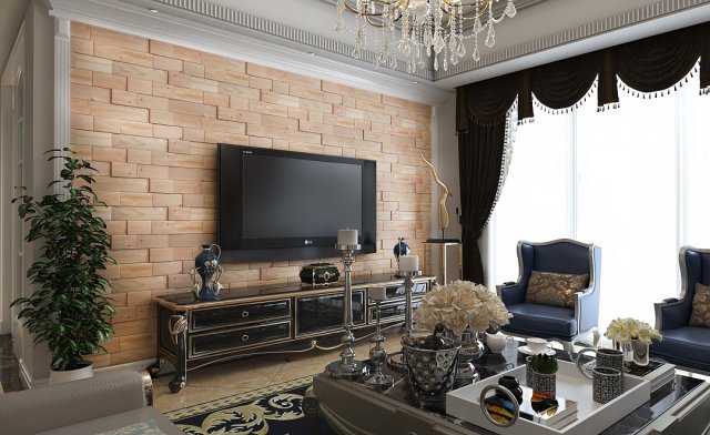 3d wall panels cedar Model 3D .c4d .max .obj .3ds .fbx .stl .blend 