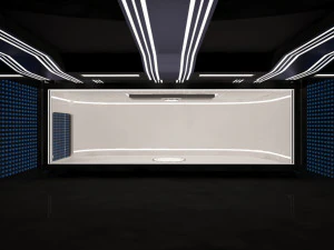 laboratorio de ciencia ficci&oacute;n Modelo 3D