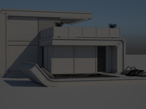 river house 3D 模型