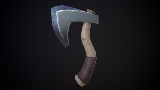 throwing axe Modèle 3D .c4d .max .obj .3ds .fbx .stl .blend 