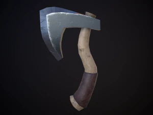던지는 도끼 3D 모델