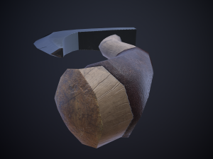 throwing axe Modèle 3D