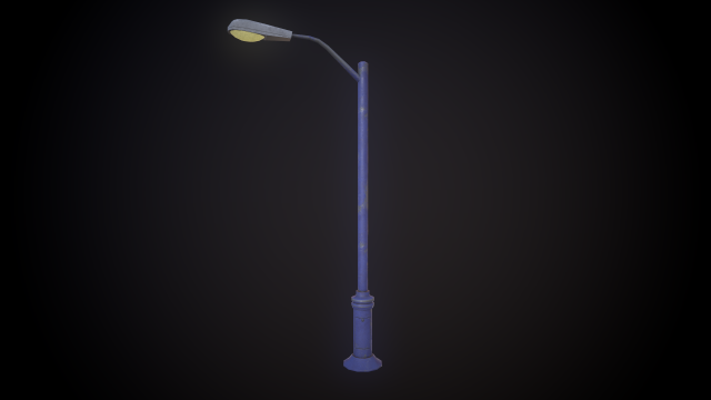 light post 3D Модель .c4d .max .obj .3ds .fbx .stl .blend 