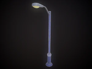 poste de luz Modelo 3D