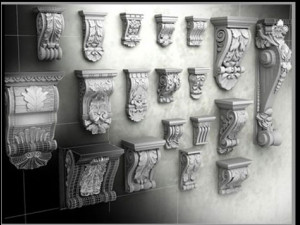 3d columns Modello 3D