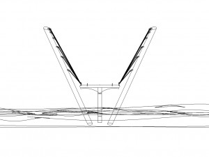 modern bridge 3D 모델