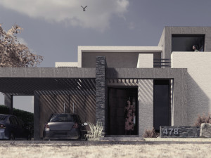 modern house minimalist Modèle 3D