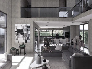 modern house minimalist 3D Model
