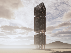 monument- totem- viewpoint- pedestrian tower 3D 模型