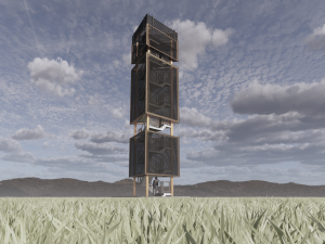 monument- totem- viewpoint- pedestrian tower Model 3D