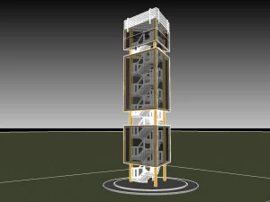 monument- totem- viewpoint- pedestrian tower 3D Model