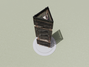 monument- totem- viewpoint- pedestrian tower Model 3D