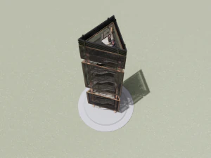 monument- totem- viewpoint- pedestrian tower 3D Model