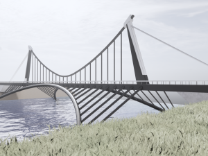 modern bridge ii 3D Model