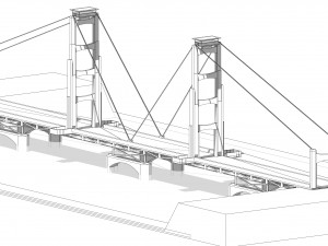 bridge Model 3D
