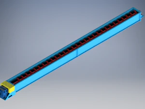 スクリューコンベア 3Dモデル