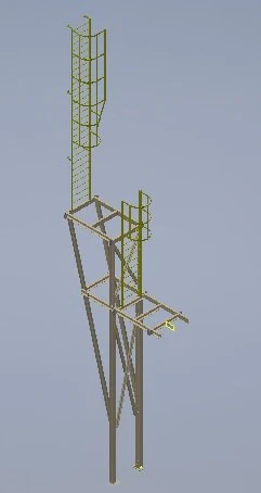 stairs 3D Model .c4d .max .obj .3ds .fbx .stl .blend 