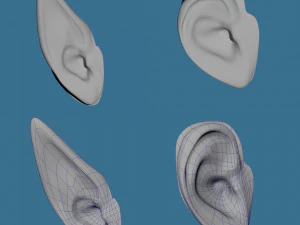 28 characters uv same mesh 3D Model