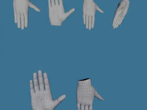 28 characters uv same mesh 3Dモデル