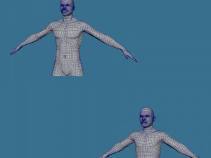 28 characters uv same mesh 3D Model