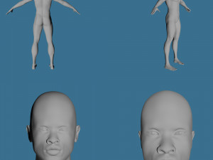 28 characters uv same mesh 3Dモデル