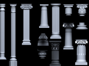 architectural elements Model 3D