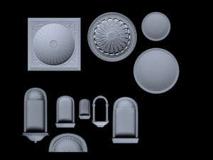 architectural elements Model 3D