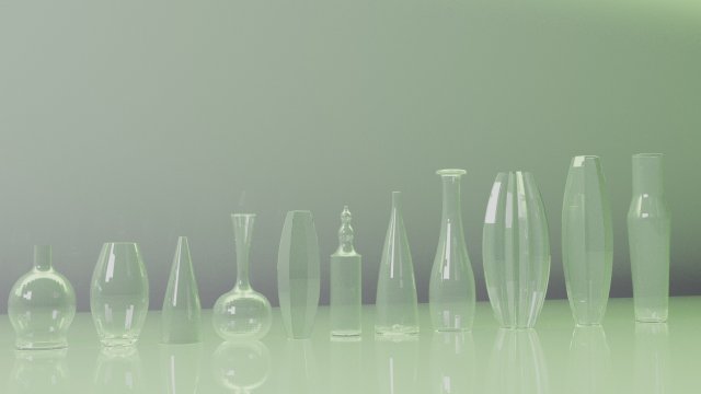 glass vases 3D मॉडल .c4d .max .obj .3ds .fbx .stl .blend 