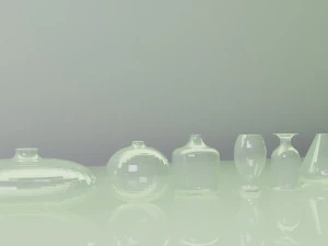 glass vases 3D Model