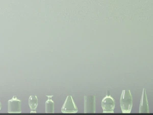 glass vases 3D Model