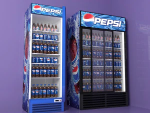 frigorifero con pepsi Modello 3D