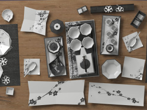japanese cookware 3D Model