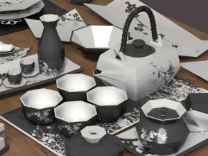japanese cookware 3D Model
