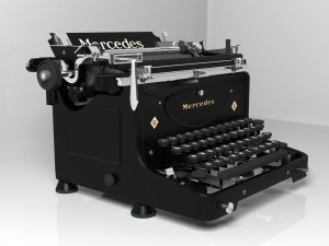 typewriter Modelo 3D