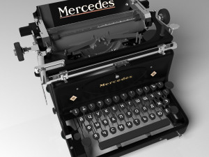 typewriter 3D Model