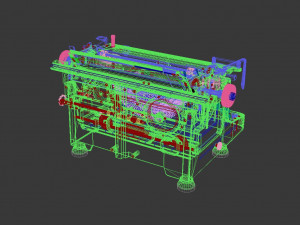 typewriter 3D Model