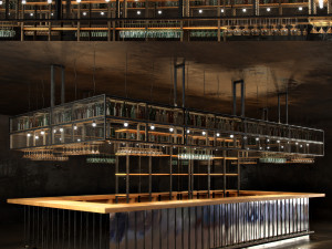 bar counter Model 3D