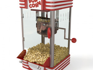 popcorn machine Model 3D