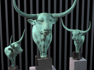 bull head 3D Модель