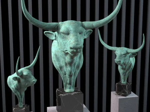 bull head 3D Model