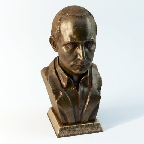 vv putin 3D 模型 .c4d .max .obj .3ds .fbx .stl .blend 