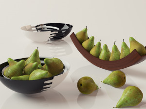 pear still life Model 3D