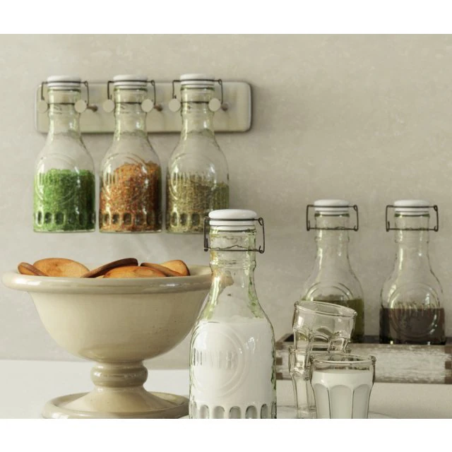 pottery barn glass carafe 3D Model .c4d .max .obj .3ds .fbx .stl .blend 
