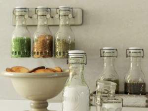 pottery barn glass carafe 3D Model