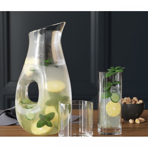 big jug with lemonade 3D Model .c4d .max .obj .3ds .fbx .stl .blend 