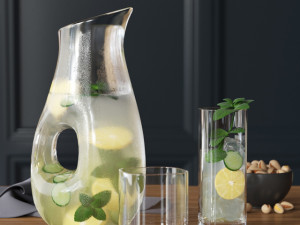 big jug with lemonade 3D Модель