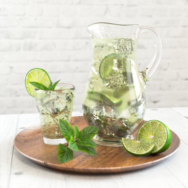 big jug with lemonade 3D 모델 .c4d .max .obj .3ds .fbx .stl .blend